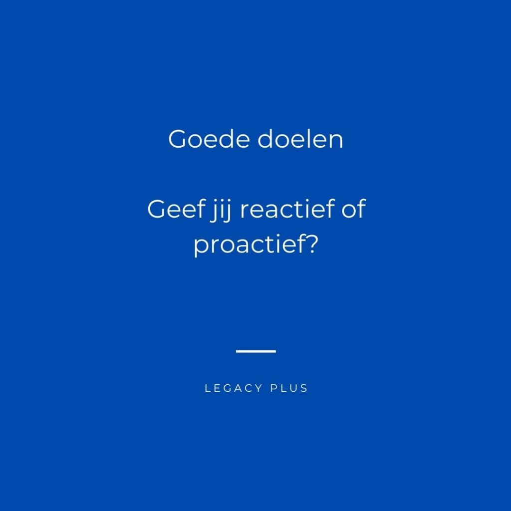 hoe schenken aan goede doelen